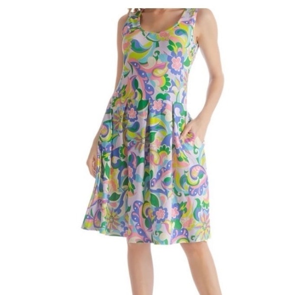 Women's Pleated Knee Length Skirt with Pockets Dress ( like new) * Ad photo - Picture 1 of 5